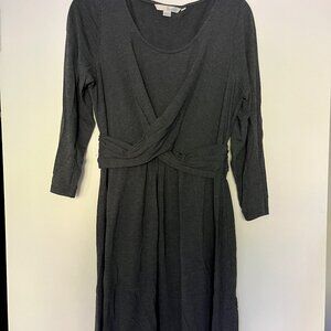 Boden Lightweight Jersey Dress Charcoal Gray